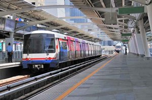 圖: 曼谷的集運系統:BTS架空鐵路 圖: 曼谷的集運系統:BTS架空鐵路