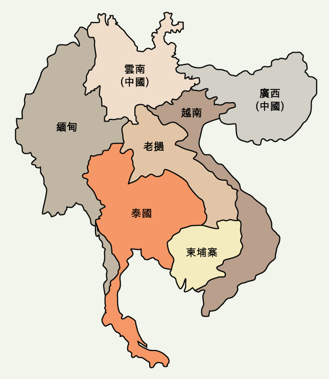 地圖: 大湄公河次區域