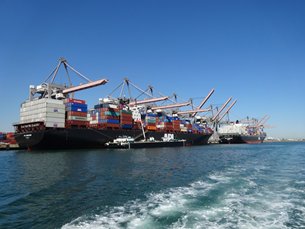 Photo: San Pedro Bay seaports