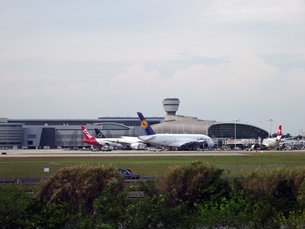 相片:由迈阿密国际机场飞往拉美国家的航班数量较美国其他机场为多。