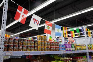 Photo: Snacks imported from different countries