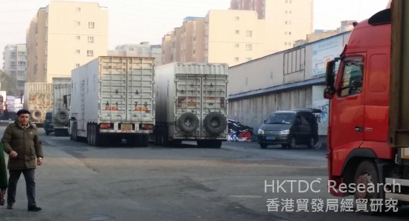 相片：与批发市场配套的物流服务