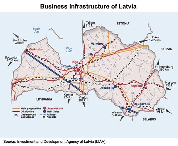 Picture: Business Infrastructure of Latvia Picture: Business Infrastructure of Latvia
