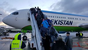 Photo: Flight from Tashkent to New York via RIX Photo: Flight from Tashkent to New York via RIX