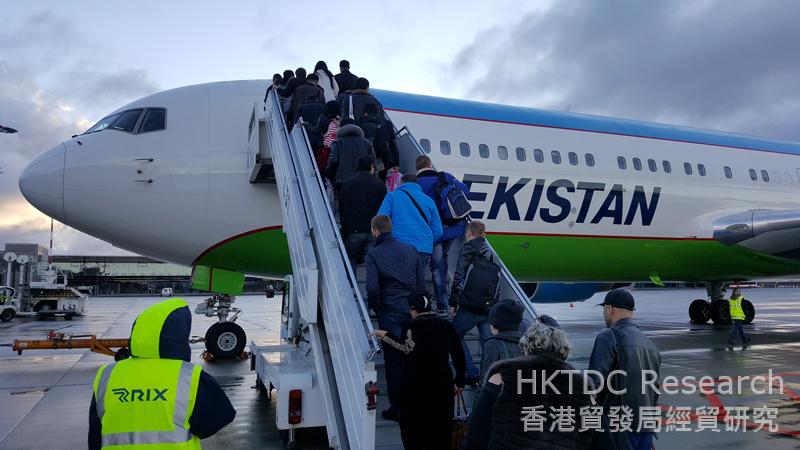 Photo: Flight from Tashkent to New York via RIX