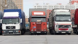 Photo: Trucks from Kazakhstan Photo: Trucks from Kazakhstan