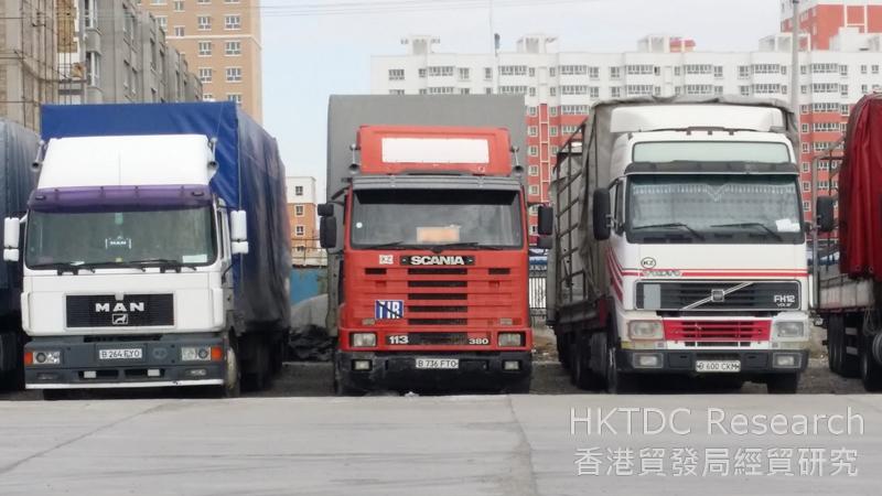 Photo: Trucks from Kazakhstan