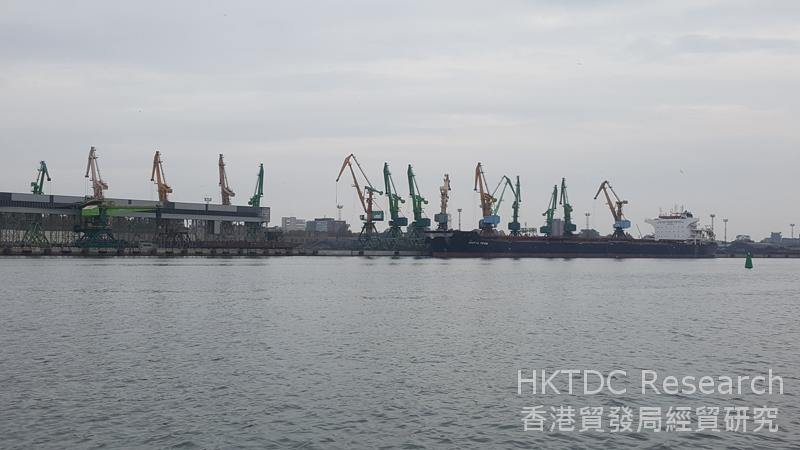 Photo: Klaipeda is the largest seaport in the Baltic states.