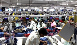 Photo: An export-oriented garment factory in Gurgaon, Haryana