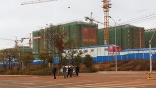 Photo: Dianzhong New Area under construction
