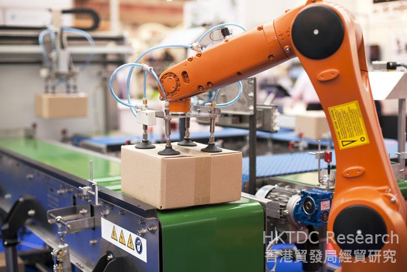 相片：中國渴望加速機械人產業發展。