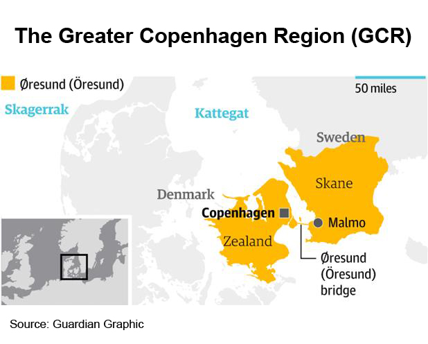 Picture: The Greater Copenhagen Region (GCR)