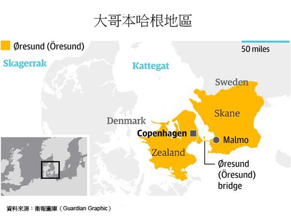 图:大哥本哈根地区 图:大哥本哈根地区