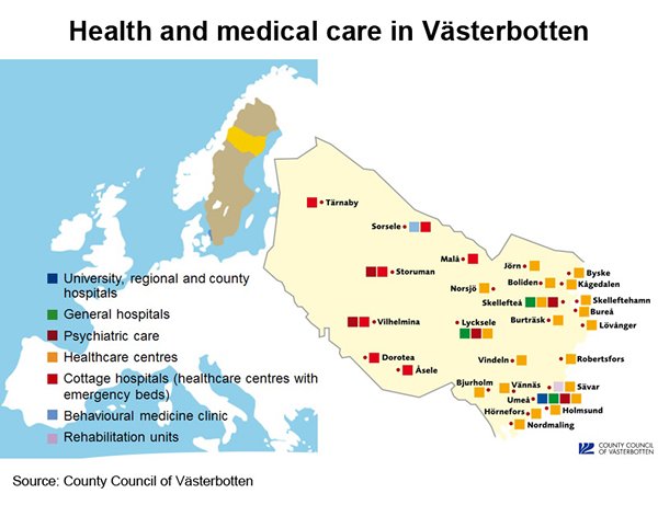 Picture: Health and medical care in Västerbotten