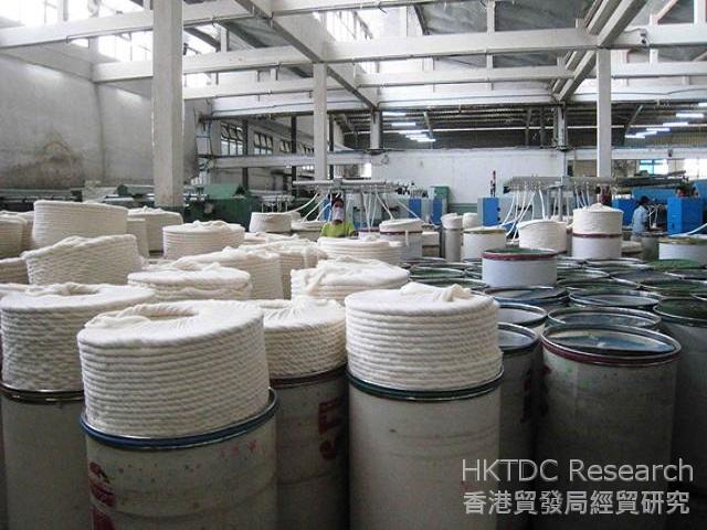Photo: A textiles factory located in the Mandalay Industrial Zone