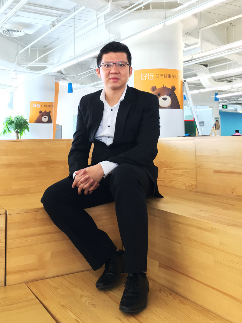 Photo: Tim Lee, founder and CEO of QFPay Near, a mobile payment solution provider in China.