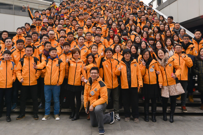 Photo: In four years, Tim Lee led QFPay Near from a three-staff startup company into a team of 500.