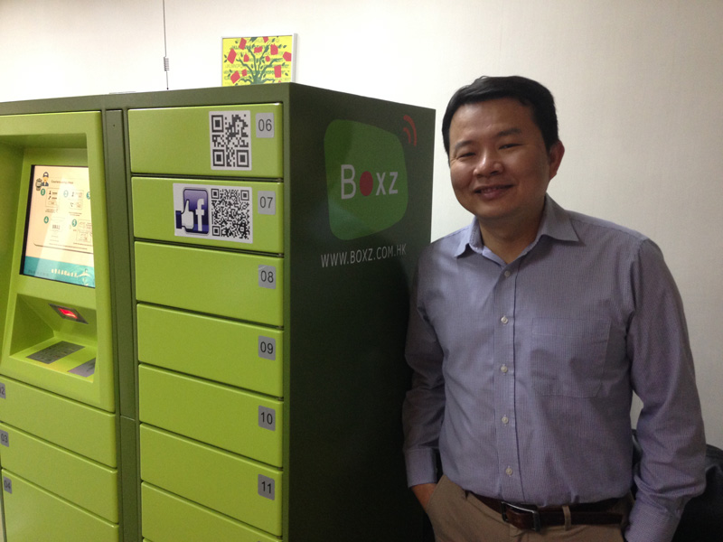Photo: Gary Ng, CEO of Boxz Lockers.