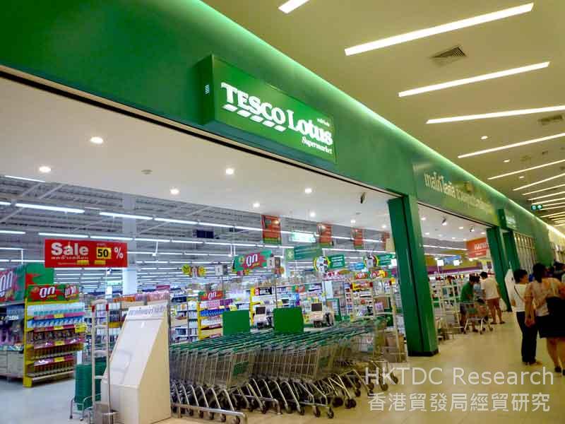 图: 泰国的Tesco Lotus店