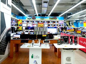 圖: 外國品牌電子產品深受伊朗中產消費者歡迎。 圖: 外國品牌電子產品深受伊朗中產消費者歡迎。