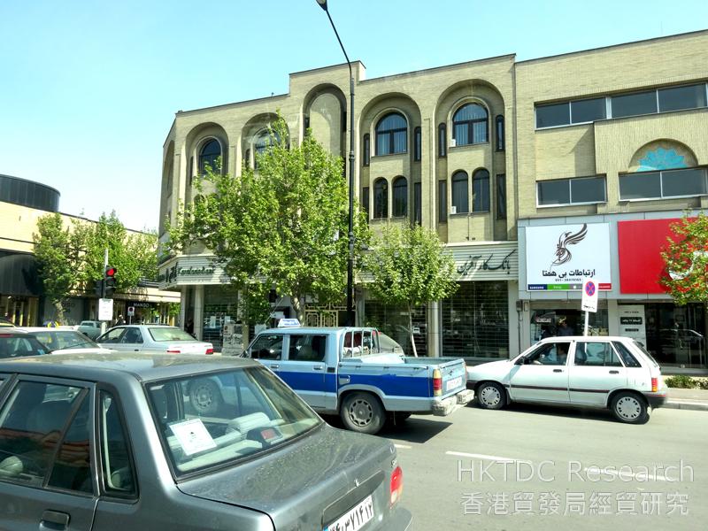 Photo: A multiple-lane road in Mashhad’s city centre.