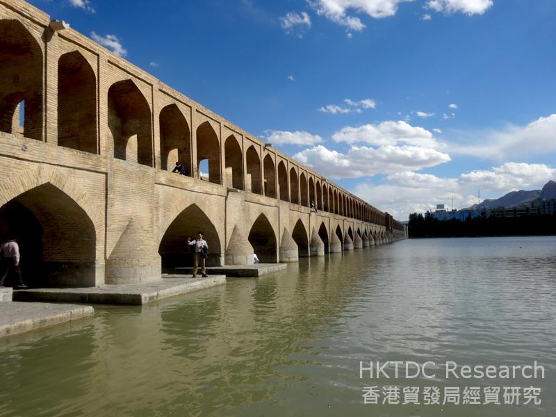 Photo: Khaju Bridge in Isfahan.