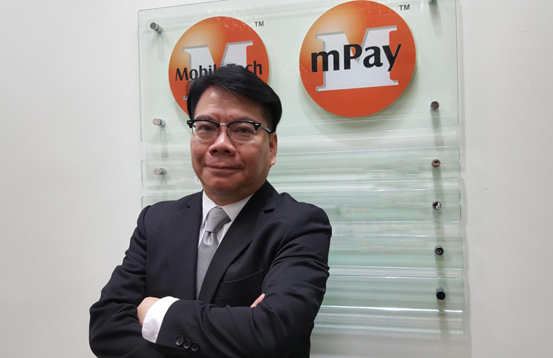 相片:林建强是mPay的创办人及行政总裁。