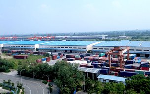 相片：四川省连同毗连的重庆市是中国西部的商贸物流中心。