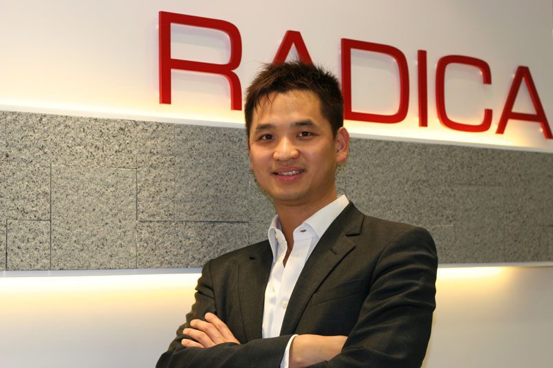 Photo: Francis Kwok, co-founder of Radica Systems.