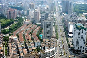 Photo: The Dongguan city.