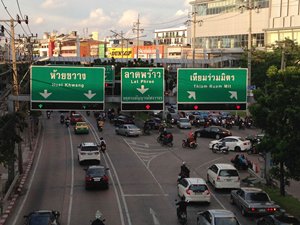 Photo: Traffic is always heavy in Bangkok. Photo: Traffic is always heavy in Bangkok.