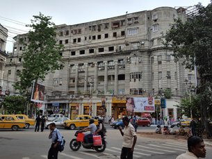 图: 西孟加拉邦加尔各答市中心街景。 图: 西孟加拉邦加尔各答市中心街景。