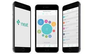 图片:Neat的流动应用程式协助用户记录开支。 图片:Neat的流动应用程式协助用户记录开支。