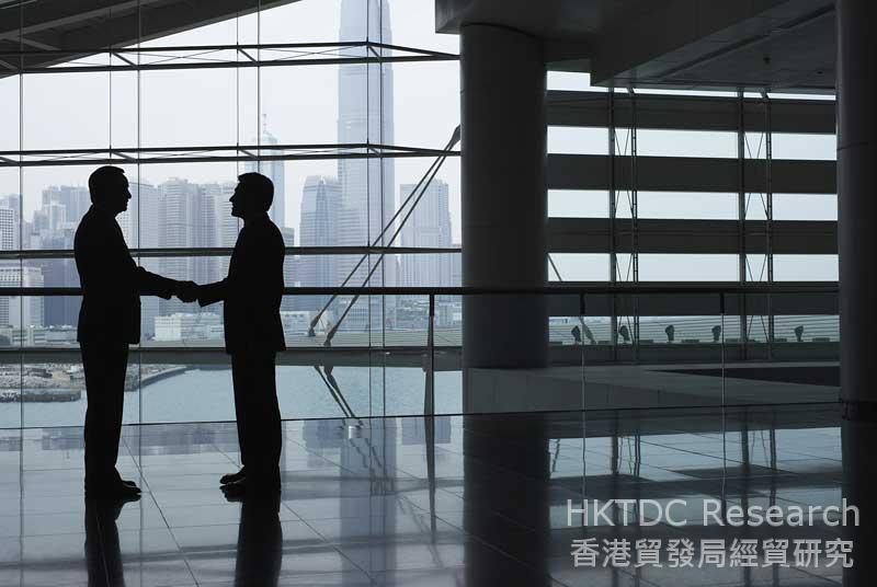 相片：「一带一路」发展将进一步刺激内地企业对香港服务的需求。