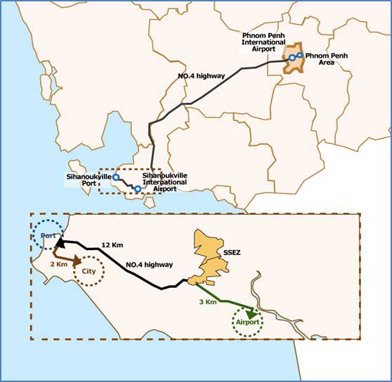 Photo: SSEZ is ideally located. Photo: SSEZ is ideally located.