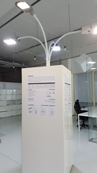 相片:EFG在D1国际商贸会展中心展示路灯产品。 相片:EFG在D1国际商贸会展中心展示路灯产品。