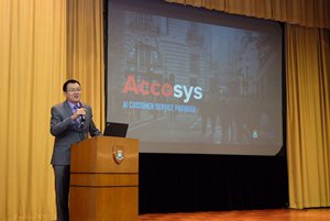 相片: Accosys的创办人及行政总裁温豪夫。