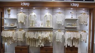 Photo: A branded childrenswear counter. Photo: A branded childrenswear counter.