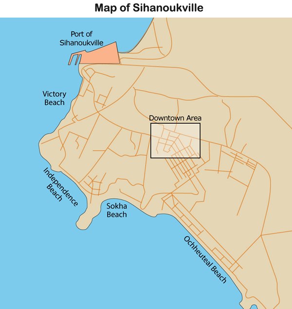 Map: Sihanoukville