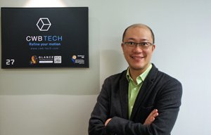 相片: CWB Technology的创办人及行政总裁吴建屏。 相片: CWB Technology的创办人及行政总裁吴建屏。