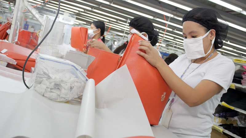 相片：聯泰在越南設立的生產線。(相片由聯泰提供)