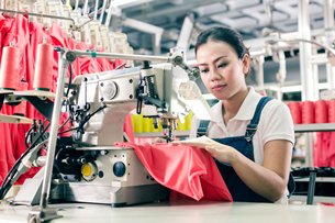 照片：亞洲紡織品及成衣業供應鏈正在改變(一)。