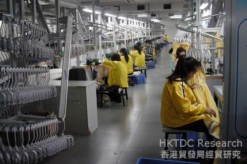 照片：亞洲紡織品及成衣業供應鏈正在改變(二)。