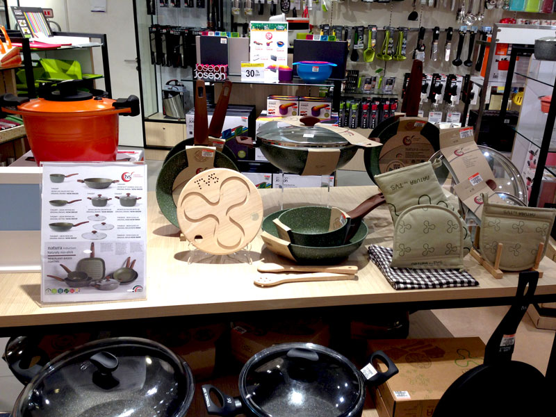 Photo: Innovative cookware products made with natural materials.