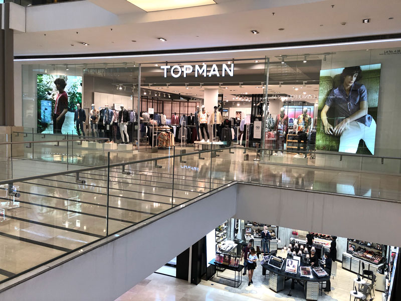 相片: 英國零售商Topman已在馬來西亞設立據點。 