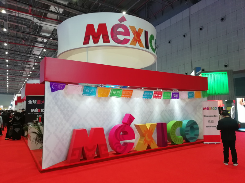 Photo: Latin American Pavilions in CIIE (Mexico)