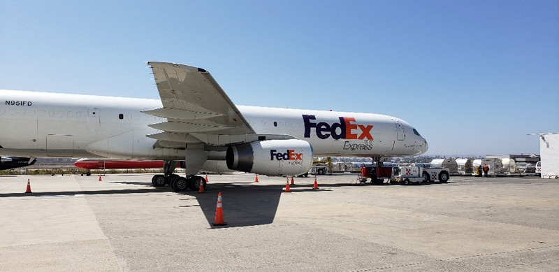 相片：聯邦快遞每日都有航班往來蒂華納的Matrix Terminal。