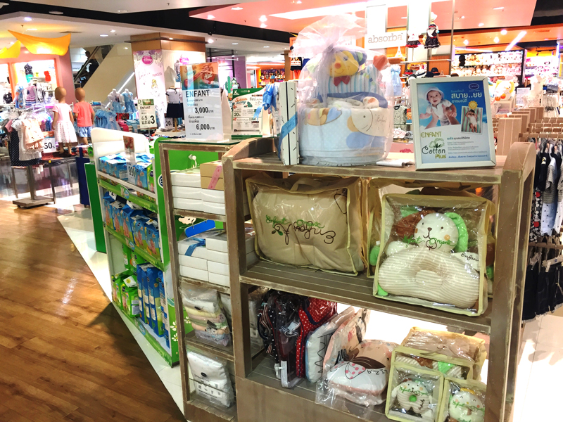 Photo: Natural and organic baby products sold at a department store in Bangkok (1). Photo: Natural and organic baby products sold at a department store in Bangkok (1).