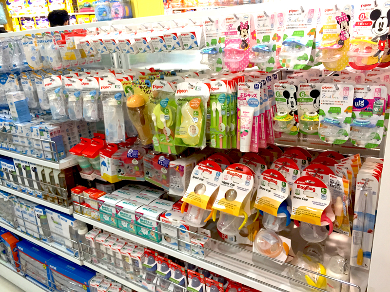 Photo: Wide variety of baby products in a Bangkok department store (2). Photo: Wide variety of baby products in a Bangkok department store (2).