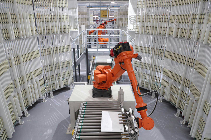 Photo: Smart board sorting system at Suofeiya’s plant.